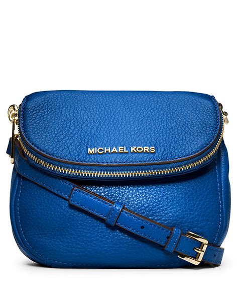 michael kors light blue crossbody bag